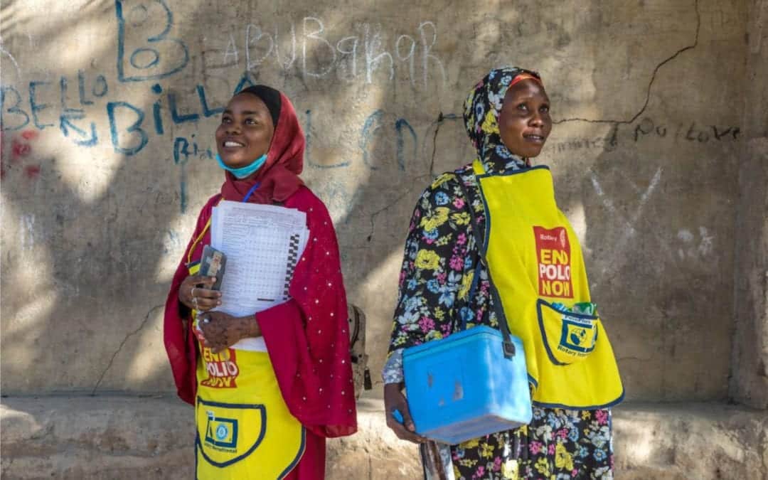 Outstanding female vaccinators in Borno, Nigeria