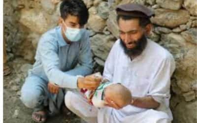 Ongoing Polio vaccination campaign in Afghanistan