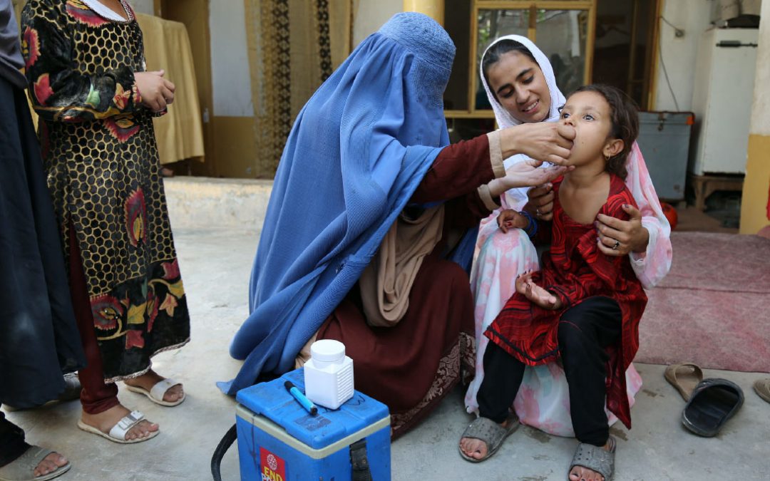 Polio vaccinations continue in Afghanistan