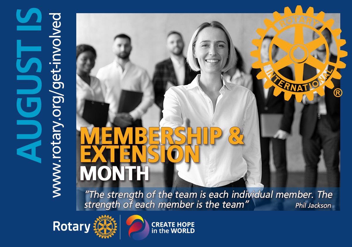 August is Membership and Extension Month